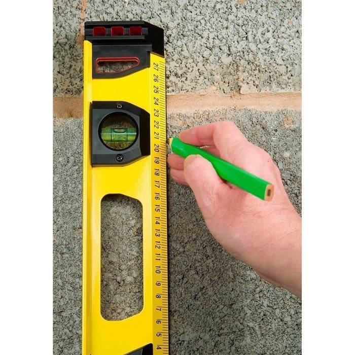 Уровень Stanley FatMax I Beam, L= 1200мм, Н=39,3 мм, алюминиевый, 3 капс. (1-43-555) изображение 6