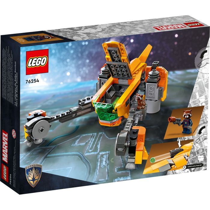 Конструктор LEGO Marvel Super Heroes Звездолет малыша Ракеты 191 деталь (76254) изображение 8