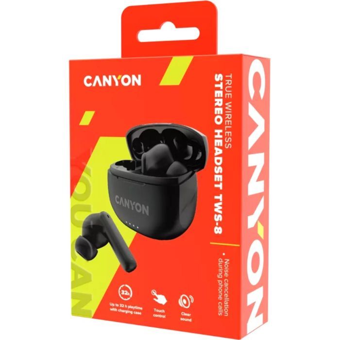 Навушники Canyon TWS-8 White (CNS-TWS8W) зображення 5