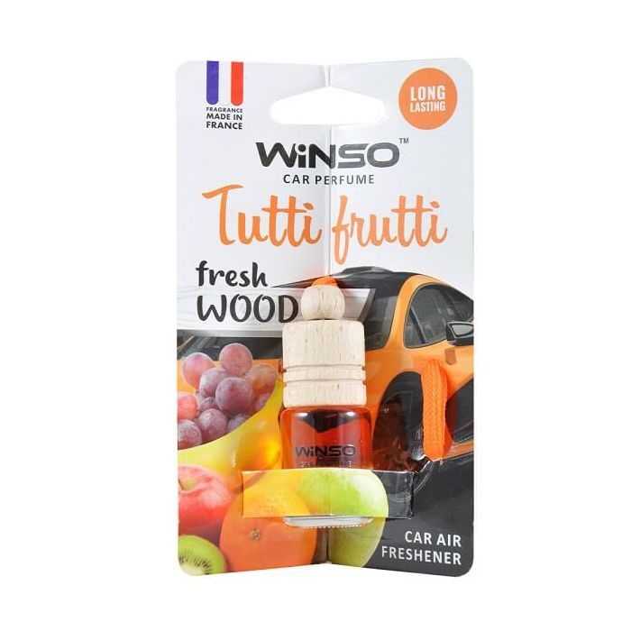Ароматизатор для автомобиля WINSO Fresh Wood Tutti Frutti 4,5мл (530680)