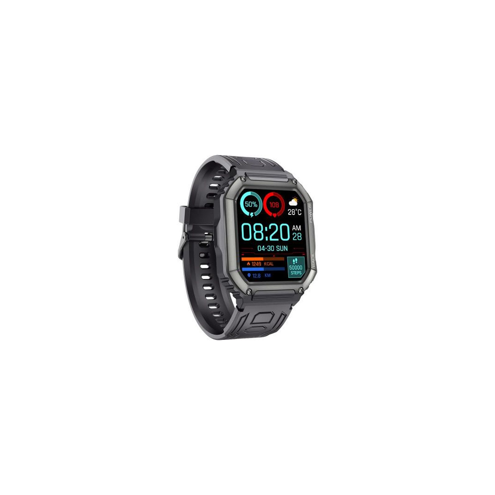Смарт-часы Gelius Pro GP-SW007 (Tactical Navy) Bluetooth call (IP68) Black (GP-SW007 Black) изображение 3