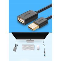 Дата кабель USB 2.0 AM/AF 3.0m US103 Black Ugreen (10317) зображення 2