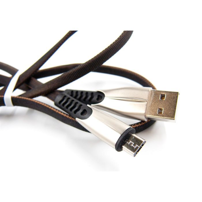 Дата кабель USB 2.0 AM to Micro 5P 1.0m black Dengos (PLS-M-PLSK-BLACK) изображение 2