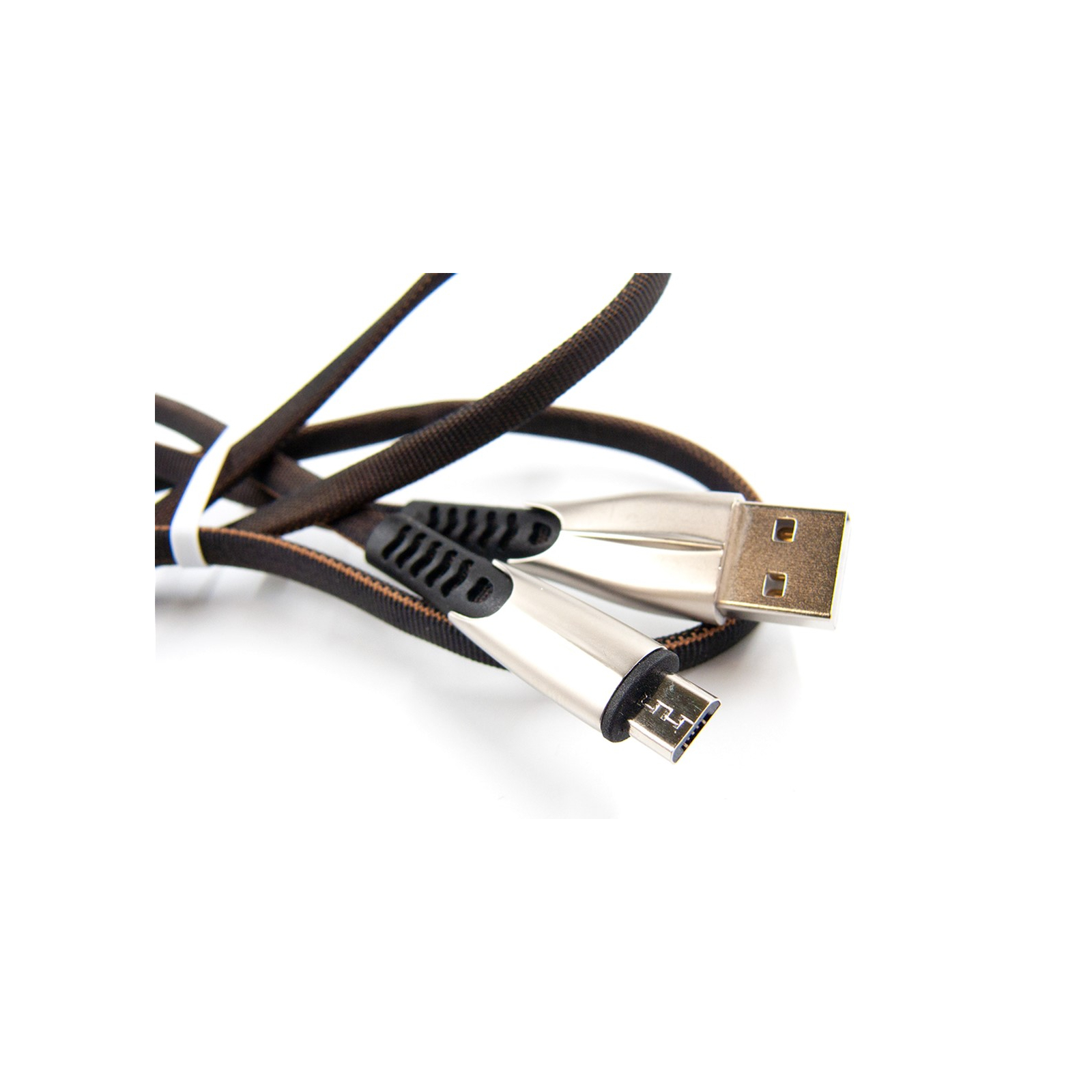 Дата кабель USB 2.0 AM to Micro 5P 1.0m black Dengos (PLS-M-PLSK-BLACK) зображення 2
