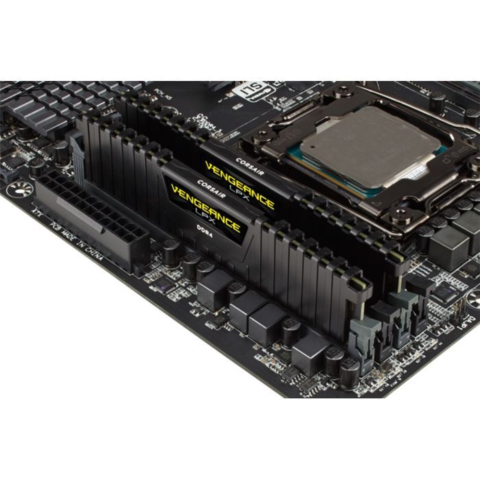 Модуль пам'яті для комп'ютера DDR4 32GB (2x16GB) 3200 MHz Vengeance LPX Black Corsair (CMK32GX4M2E3200C16) зображення 5