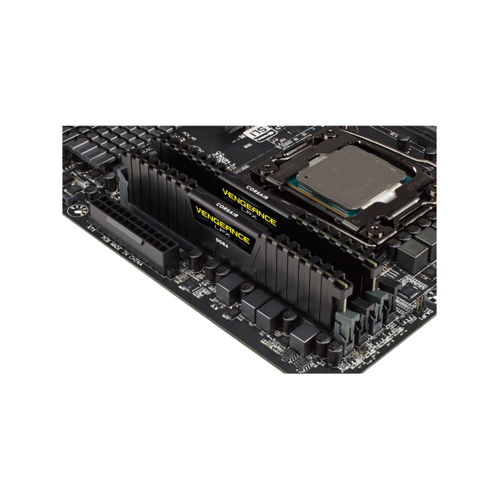 Модуль пам'яті для комп'ютера DDR4 64GB (2x32GB) 3200 MHz Vengeance LPX Black Corsair (CMK64GX4M2E3200C16) зображення 5
