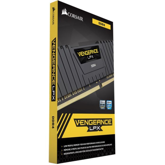 Модуль пам'яті для комп'ютера DDR4 32GB (2x16GB) 3200 MHz Vengeance LPX Black Corsair (CMK32GX4M2E3200C16) зображення 6