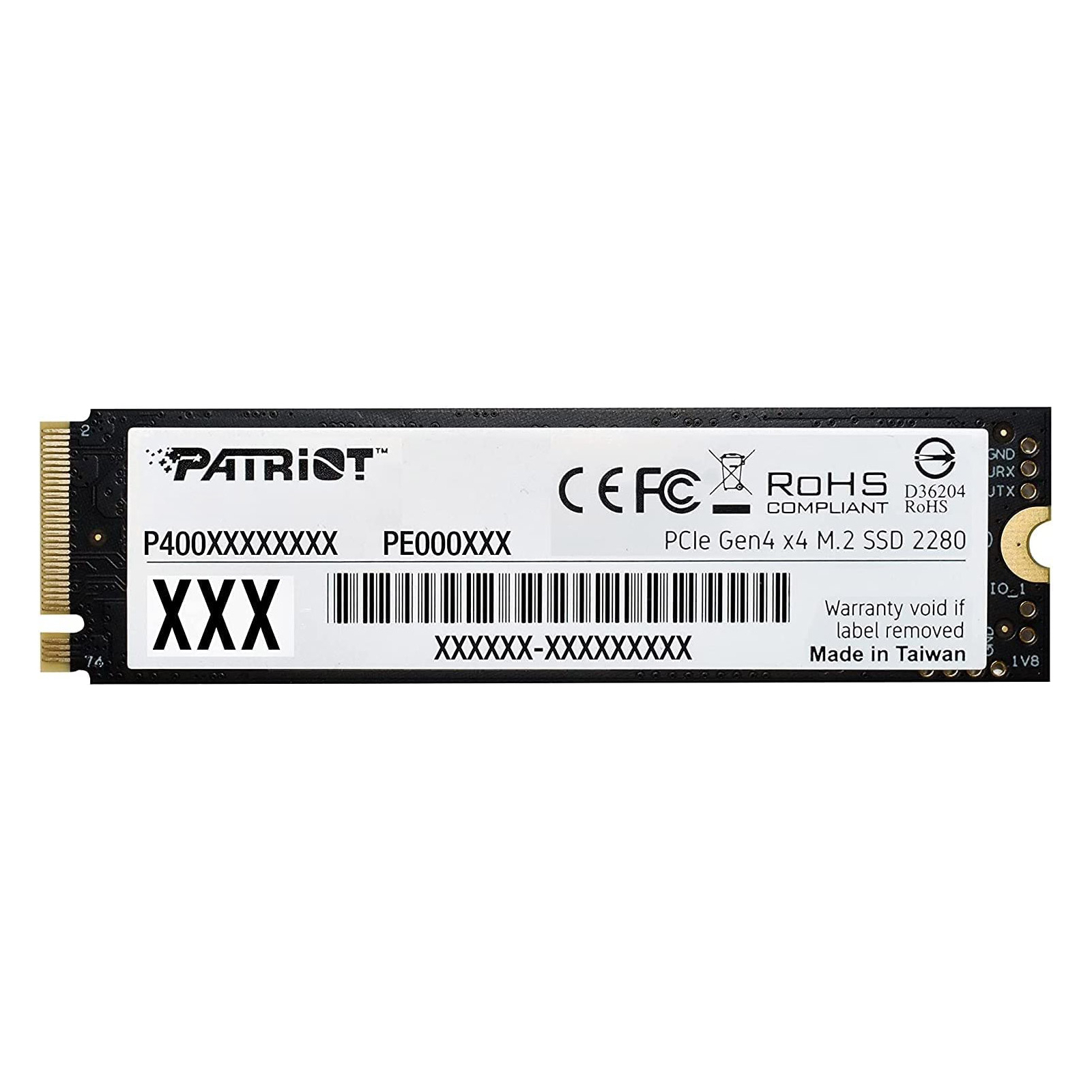 Накопитель SSD M.2 2280 500GB Patriot (P400LP500GM28H) изображение 5
