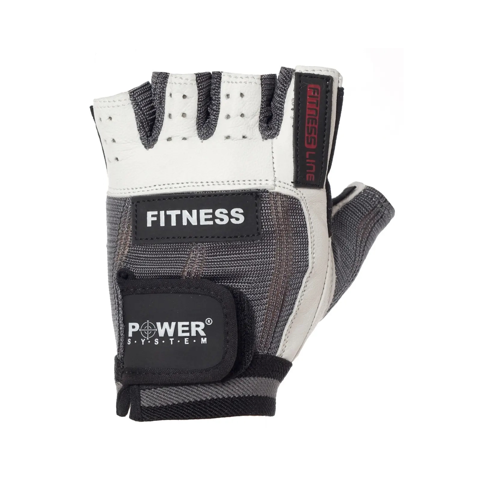 Перчатки для фитнеса Power System Fitness PS-2300 XL Black/White (PS-2300_XL_Black-White) изображение 2