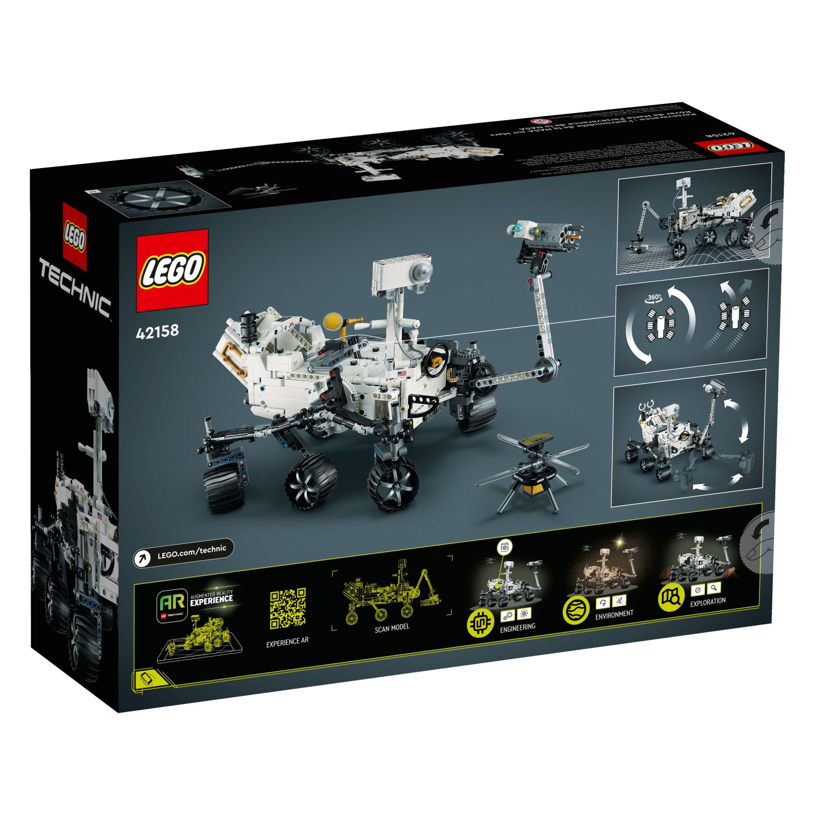 Конструктор LEGO Technic Місія NASA Марсохід Персеверанс 1132 деталей (42158) зображення 7