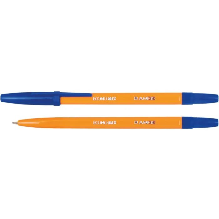 Ручка шариковая Economix RANGE 0,5мм. Корпус оранжевый, пишет синим (E10138-02)