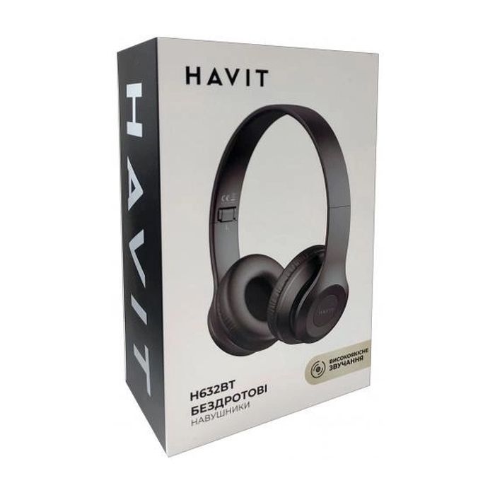 Наушники Havit HV-H632BT Black (HV-H632BT) изображение 6