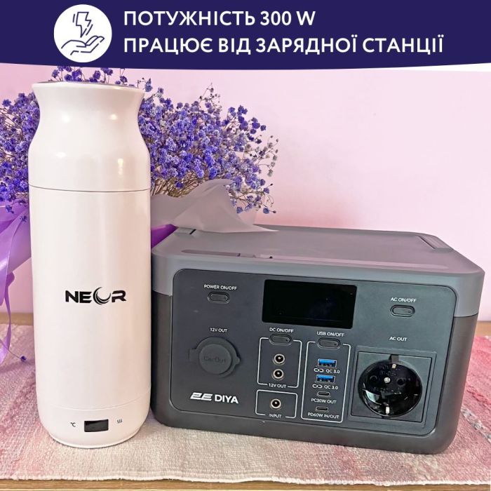 Термос Neor Smart з підігрівом 350 мл (HEAT 3.35 WT) зображення 7