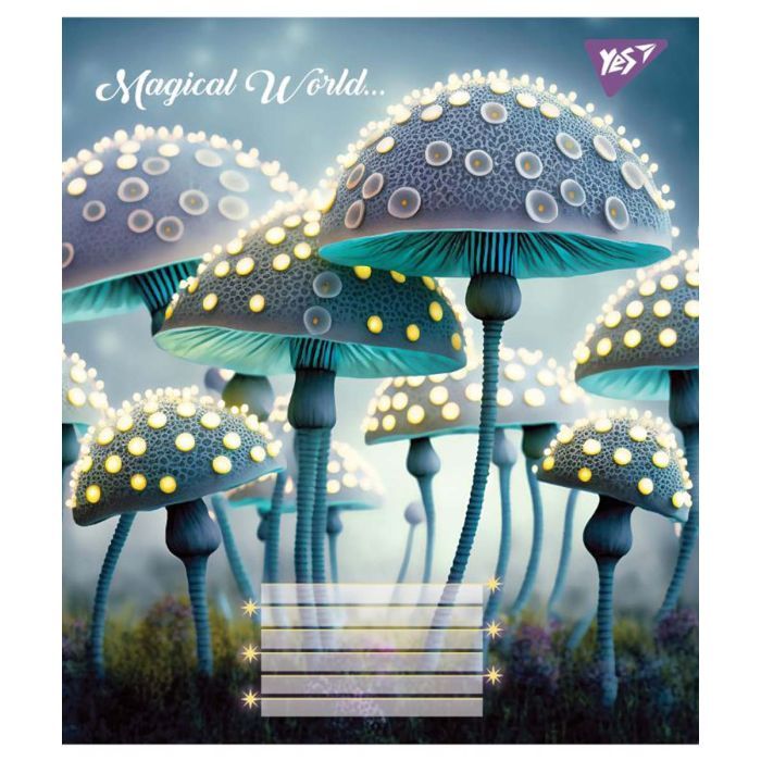 Зошит Yes А5 Magical world 12 аркушів, лінія (766291)