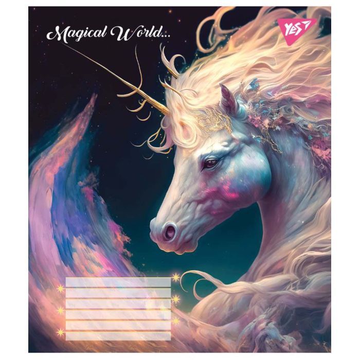 Зошит Yes А5 Magical world 12 аркушів, лінія (766291) зображення 3
