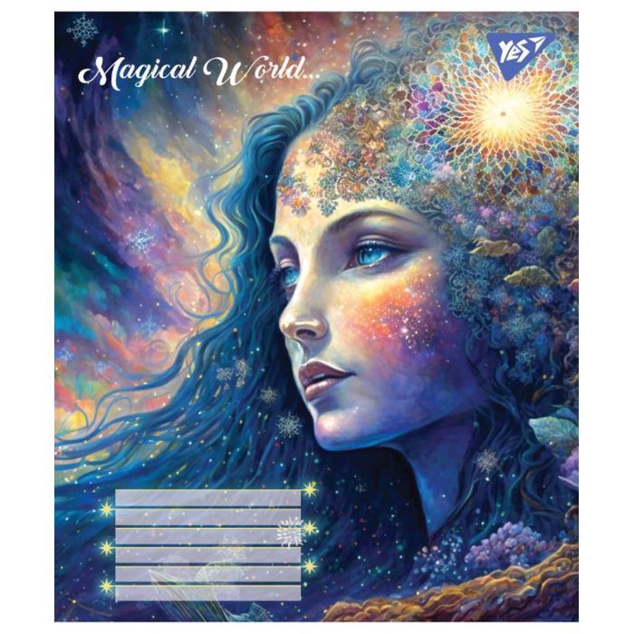 Зошит Yes А5 Magical world 12 аркушів, лінія (766291) зображення 5