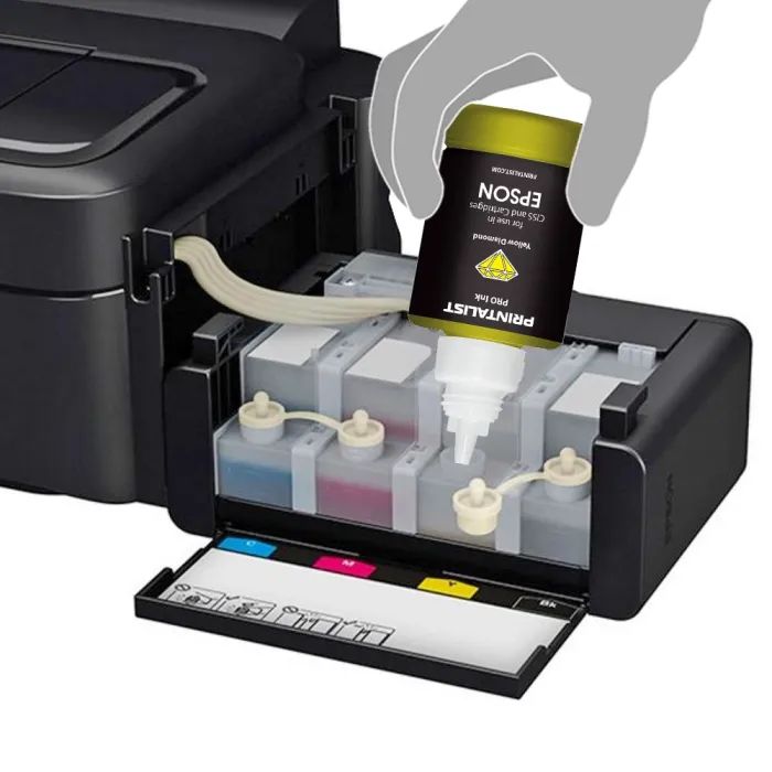 Чернила Printalist Epson 4х140г B/C/M/Y SET (PL-INK-EPSON-SET4) изображение 3