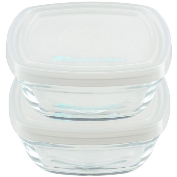 Контейнер для хранения продуктов Bebe Confort Mealtime стеклянные 2 шт. +4 мес (3105209200)