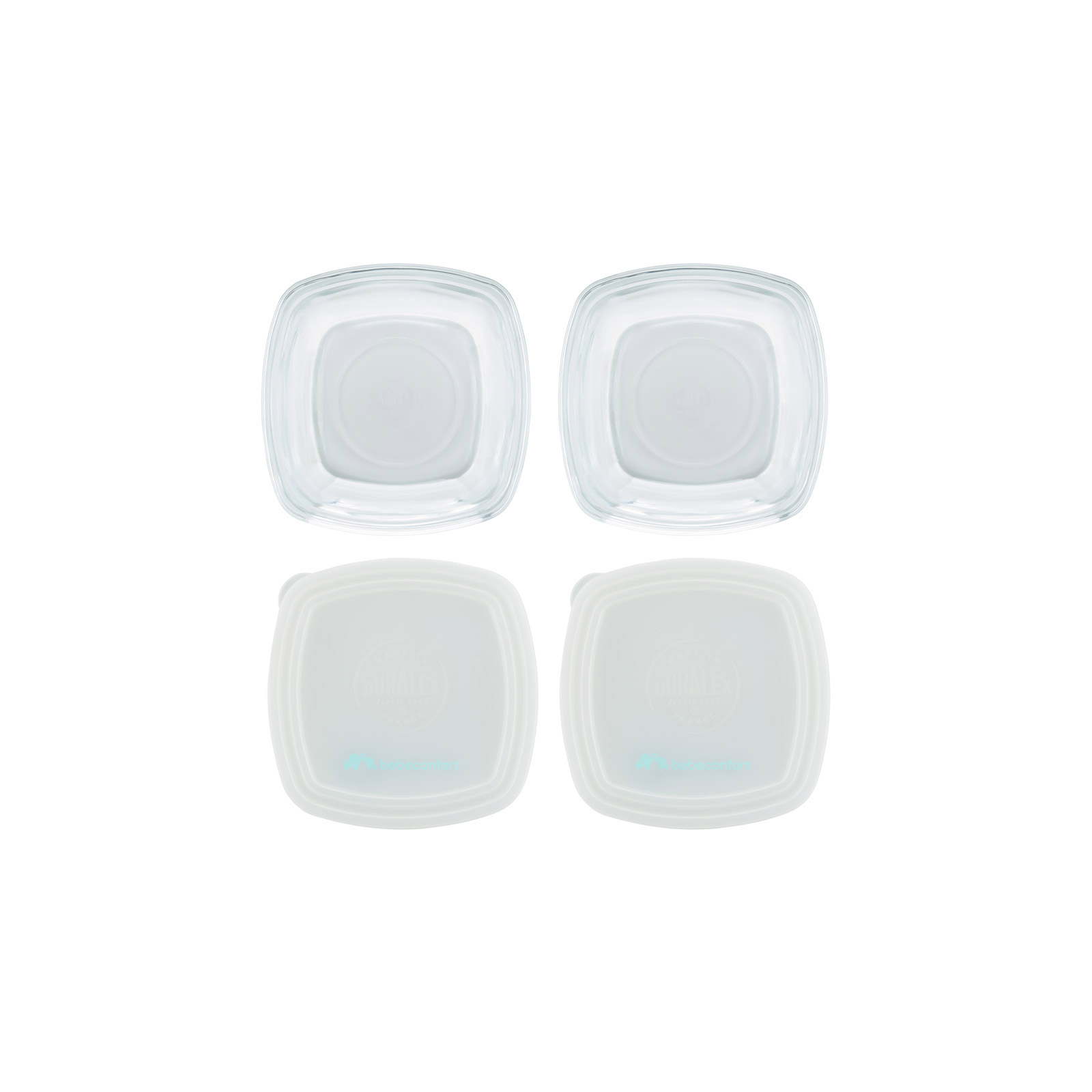 Контейнер для зберігання продуктів Bebe Confort Mealtime скляні 2 шт +4 міс (3105209200) зображення 4