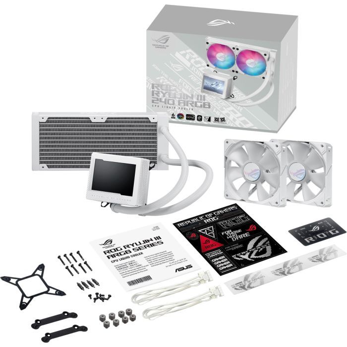 Система рідинного охолодження ASUS ROG Ryujin III 240 ARGB White Edition (90RC00K2-M0UAY0) зображення 8