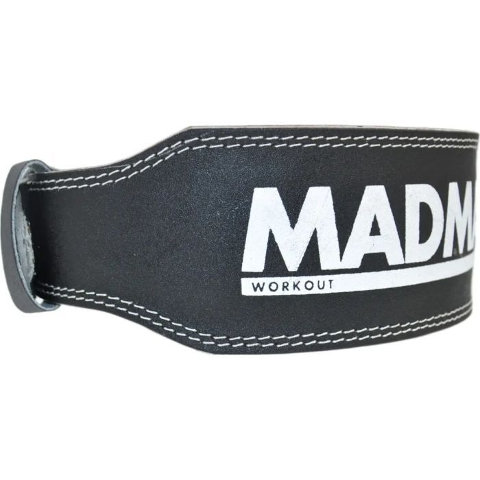 Атлетичний пояс MadMax MFB-244 Sandwich шкіряний Black XXL (MFB-244_XXL) зображення 4