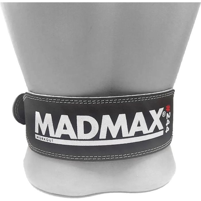 Атлетичний пояс MadMax MFB-244 Sandwich шкіряний Black XXL (MFB-244_XXL) зображення 9