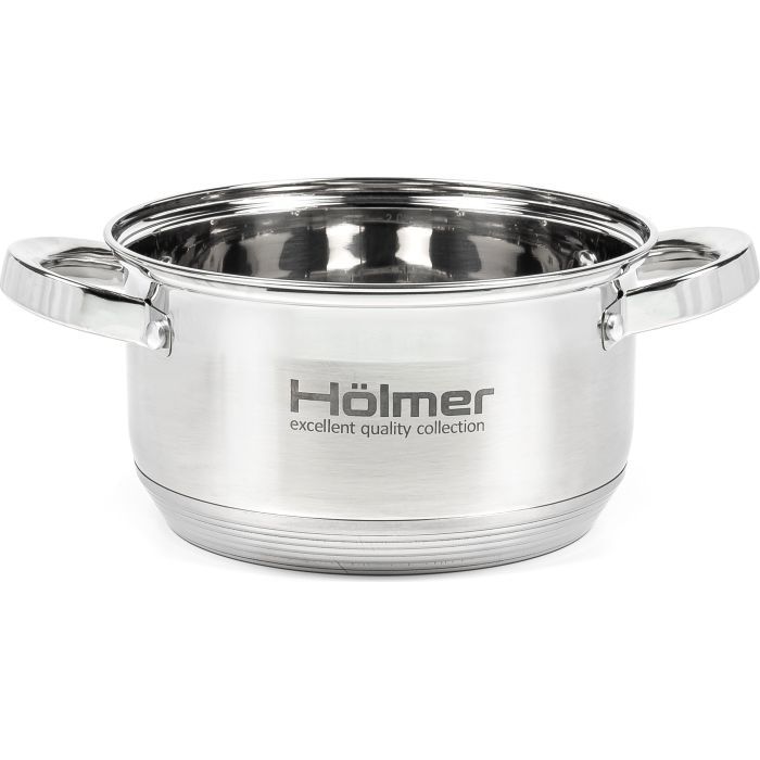 Кастрюля Hölmer з кришкою 2,7 л (CR-12527-SS) изображение 3