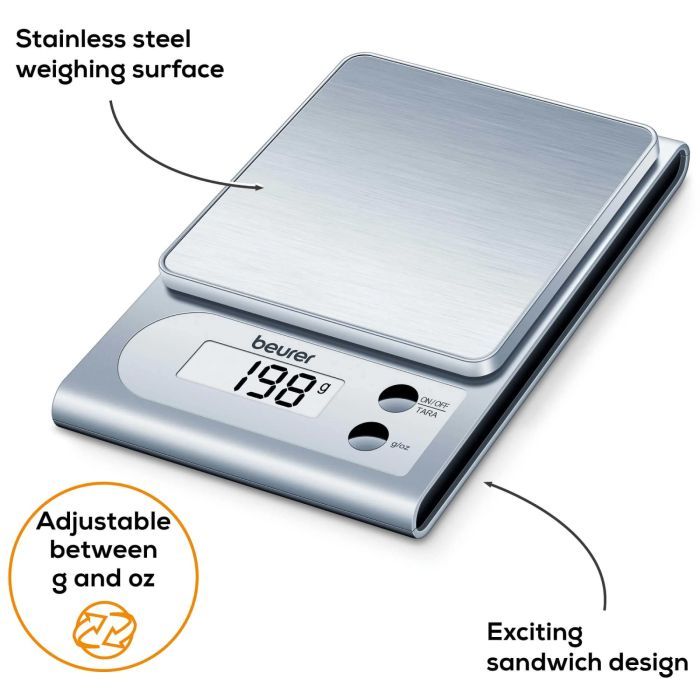 Ваги кухонні Beurer KS_22 зображення 8