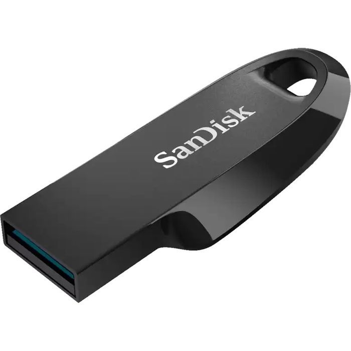 USB флеш накопитель SanDisk 64GB Ultra Curve Black USB 3.2 (SDCZ550-064G-G46) изображение 2