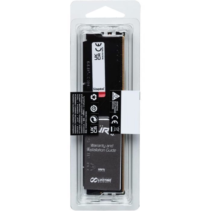 Модуль памяти для компьютера DDR5 32GB 5200 MHz Beast Black Kingston Fury (ex.HyperX) (KF552C36BBE-32) изображение 6