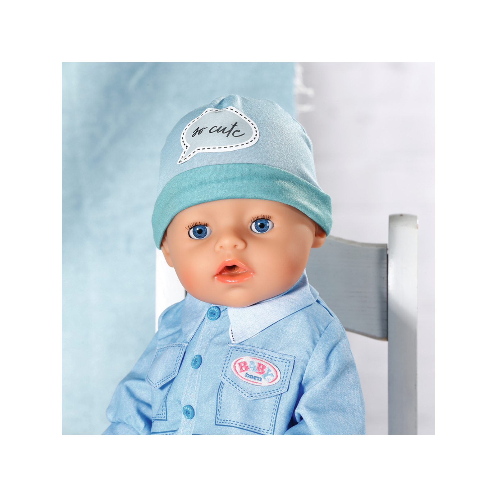 Аксессуар к кукле Zapf Одежда для куклы Baby Born Джинсовый стиль (832592) изображение 8