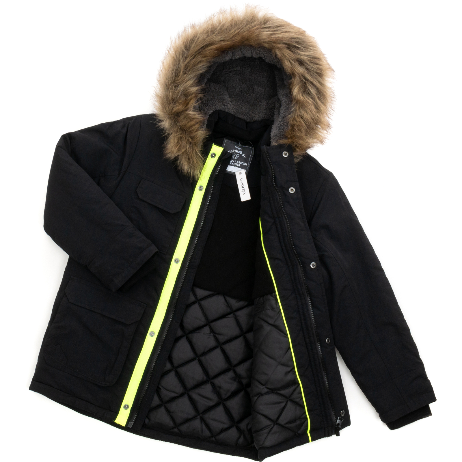 Куртка George зимова (1704X-134B-black) зображення 5