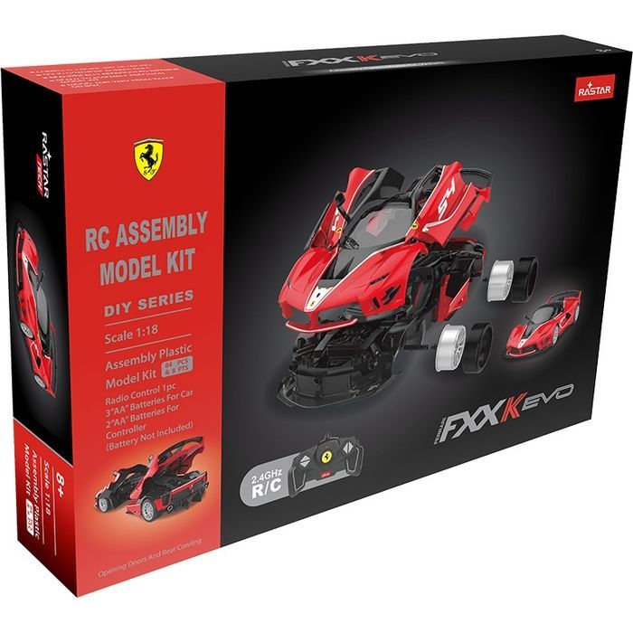 Радиоуправляемая игрушка Rastar Ferrari FXXK конструктор 1:18 (96900) изображение 12