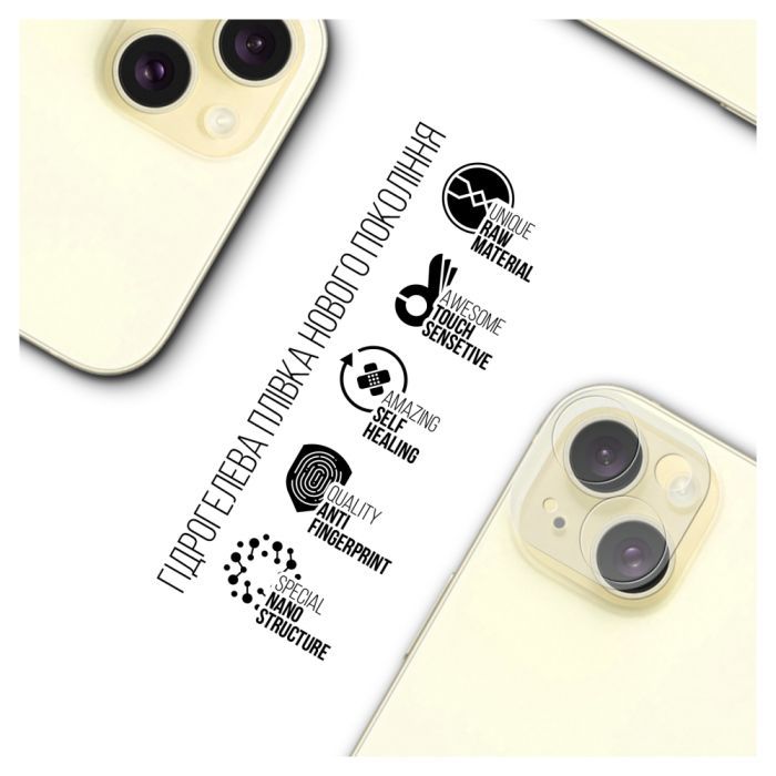 Пленка защитная Armorstandart for Camera Apple iPhone 15 6 pcs (ARM72554) изображение 2