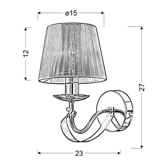 Бра Candellux 21-55040 DIVA (21-55040) изображение 6