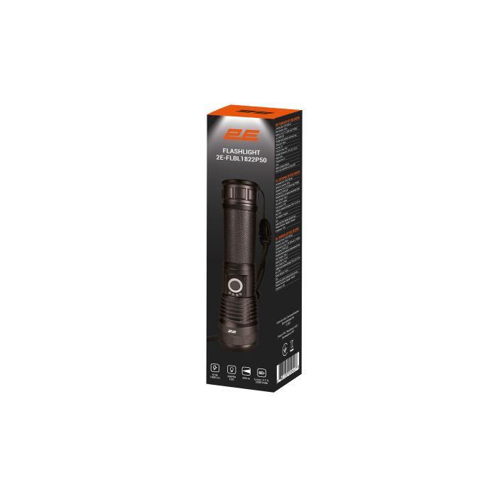 Фонарь 2E USB-C 2200мАг 1000лм 10Вт 5 функцій освітлення (2E-FLBL1822P50) изображение 11