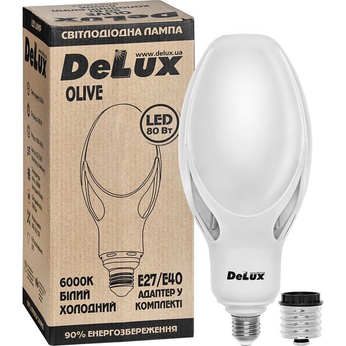 Лампочка Delux OLIVE 80w E27 6000K (90011622) зображення 3