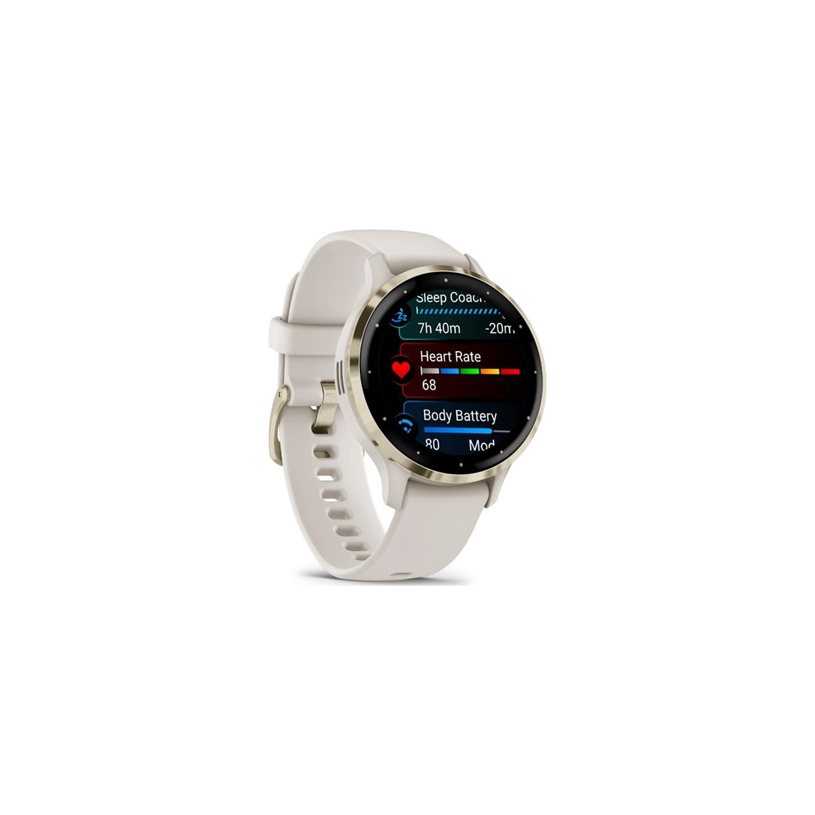Смарт-часы Garmin Venu 3S, Ivory + Soft Gold, GPS (010-02785-04) изображение 3