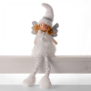 Новогодняя фигурка Novogod`ko Ангел в белом, 55 см, LED тело, сидит (974831)