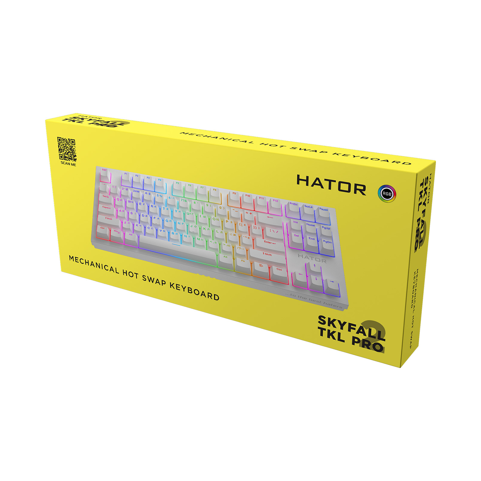 Клавіатура Hator Skyfall 2 TKL Pro Orange USB Black (HTK-750) зображення 6
