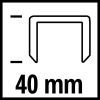 Скоби для будівельного степлера Einhell 5.7х40мм, 3000шт. (4137861) зображення 3