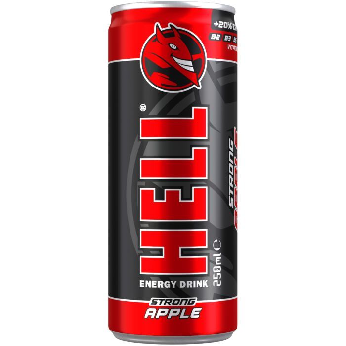 Энергетический напиток Hell Apple с ароматом яблока 250 мл (5999884034612)