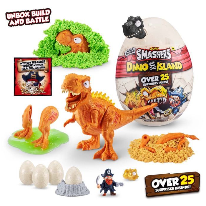 Игровой набор Smashers Dino Island с аксессуарами-A (Смешерс Дино Айленд) (7487A)