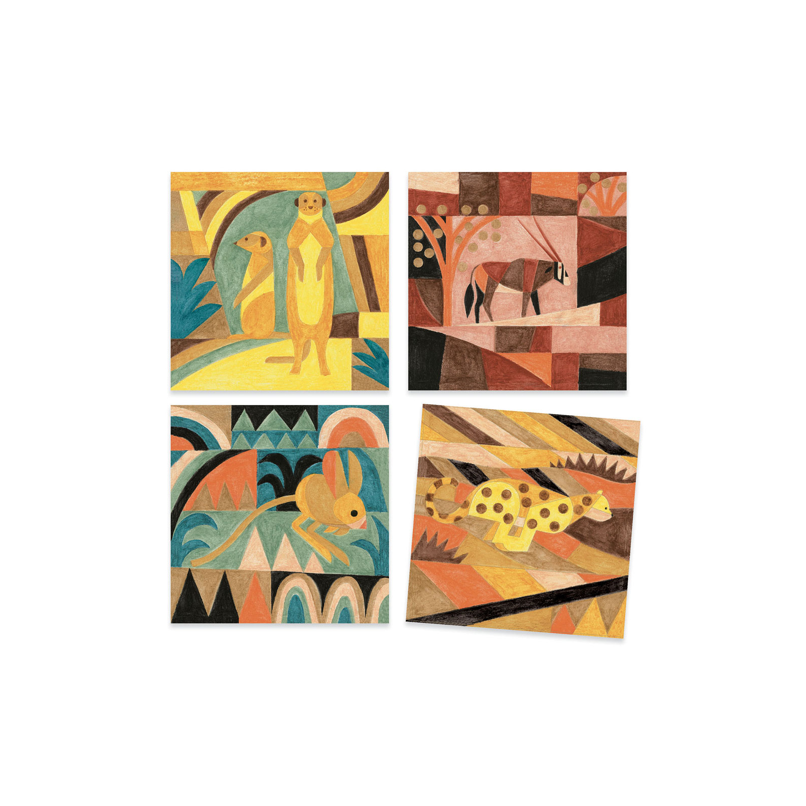 Набор для творчества Djeco Пустыня художественный комплект для рисования (DJ09373) изображение 6