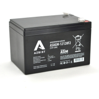 Photos - UPS Battery Azbist Батарея до ДБЖ  12V 12 Ah Super AGM  ASAGM-12120F2 (ASAGM-12120F2)