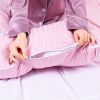 Подушка MirSon для вагітних і відпочинку Satin Stripe №8026 U-подібна Pink (2200006178644) зображення 8