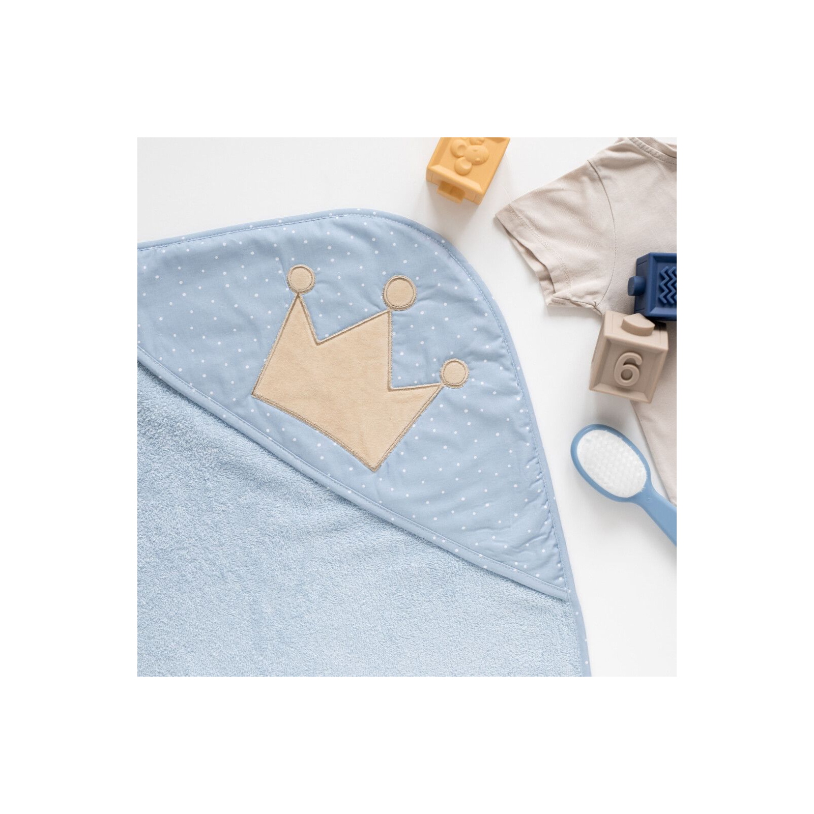 Набор по уходу за ребенком Canpol babies Щетка для волос с расческой - синяя (56/160_blu) изображение 12