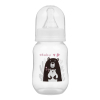 Пляшечка для годування Akuku чорний Ведмедик, 125 мл (A0004)