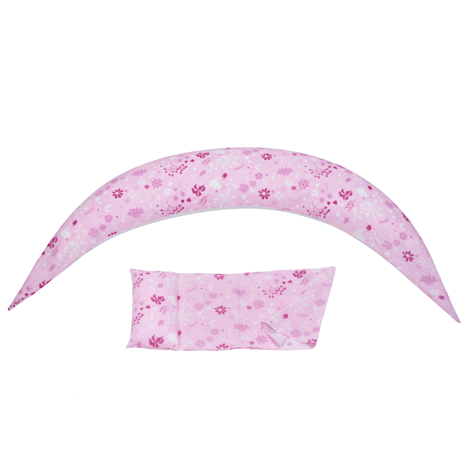 Подушка Nuvita для беременных 10 в 1 DreamWizard розовый (NV7100PINK)