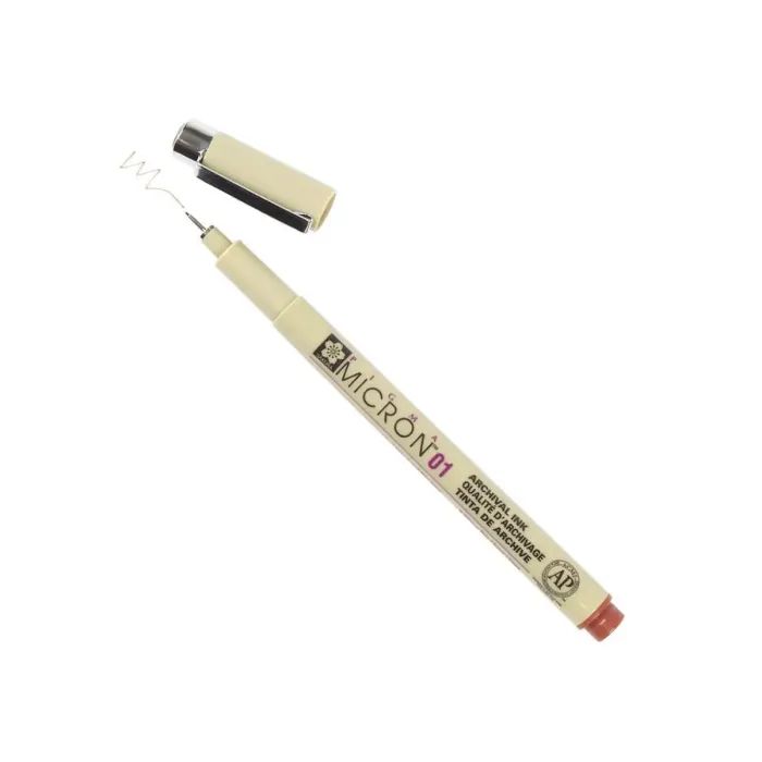 Лайнер Sakura Pigma Micron (0.1) 0,25 мм Сірий (084511333666) зображення 2